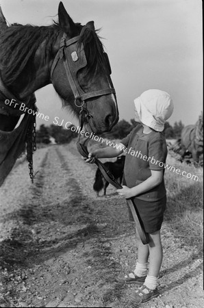 BURGH CASTLE  'HIS WORK' SMALL BOY WITH PLOUGH HORSE